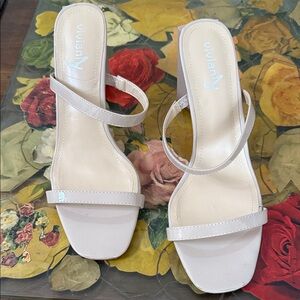 Viviana Cream Strappy Heels